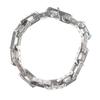 Louis Vuitton Bracelet Bracelet Monogram Chain Silver Metal Mens M00309 Used