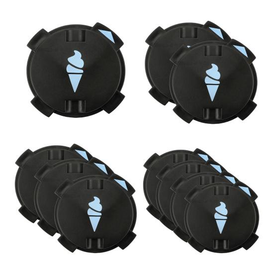 1/2/3/4 шт. Пылезащитная герметичная крышка подходит для мороженицы Ninja NC701 Сохраняет мороженое чистым Легко устанавливается Пылезащитная крышка для машины с узорами для мороженого