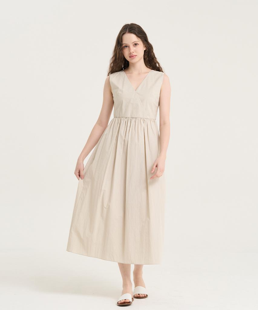 Reve Hearted Bare Grace Dress - Beige