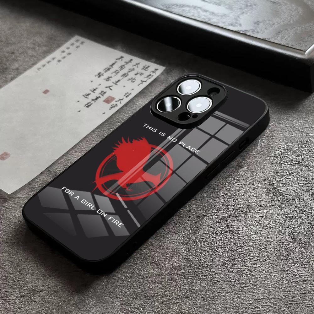 Чехол для телефона Фильм Голодные игры Для iPhone 16 Pro Max 14 17 Air 12 15 11 13 Mini X XR XS Max SE Стеклянная крышка