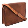 Leather Messenger Shoulder Laptop Bag Briefcase Men's Real Vintage Retro