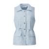 Ggpx New York Waist String Tweed Vest  Gq4vt007f 