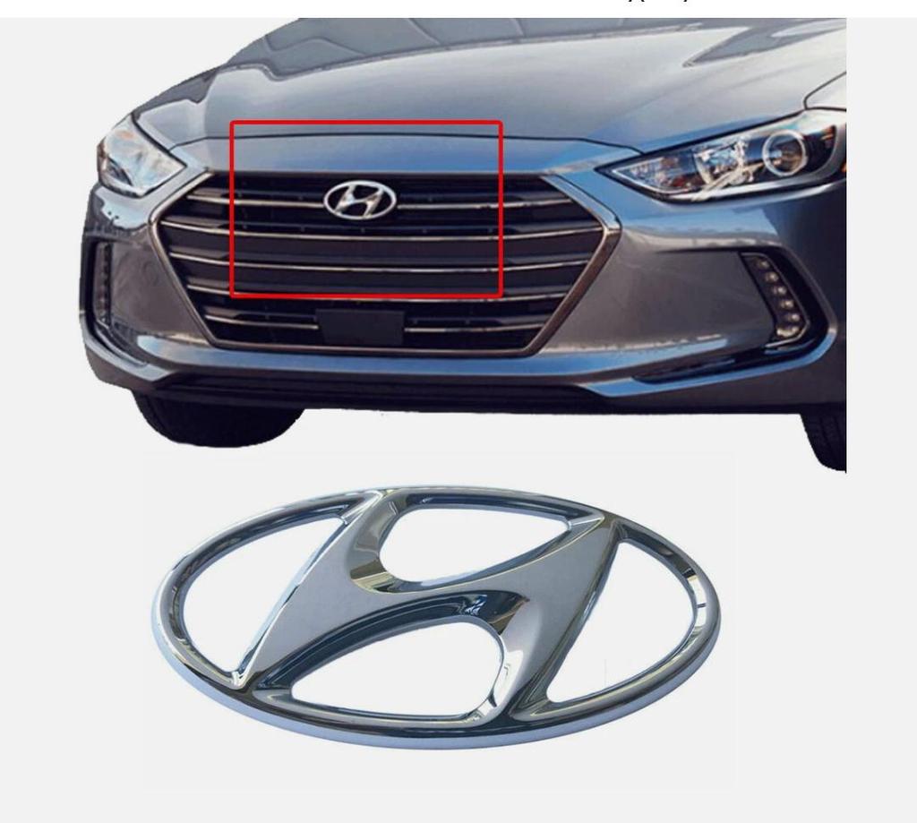 Оригинальная решетка радиатора с эмблемой "H" для Hyundai Elantra Sedan 2017 2018 86320-F2100