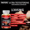 Super Potent Testosterone Supplement - Tested Booster for Men Natural Endurance and Strength Energy Boost Cognitive Improvement 120 Capsules