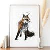 Poster Fox Abstraction Art Print