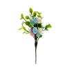 1PC Easter Colorful Table Arrangement DIY Bunny & Eggs Creative Moss Bunny Floral Stems Artificial Flower Bouquet