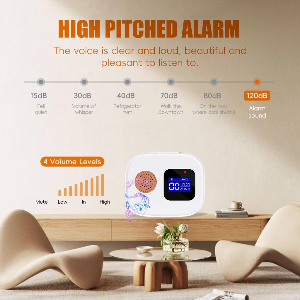Tuya SOS WiFi Wireless Caregiver Pager Call Button System Emergency Alert Button For Seniors Patient Disabled Elderly Indoor