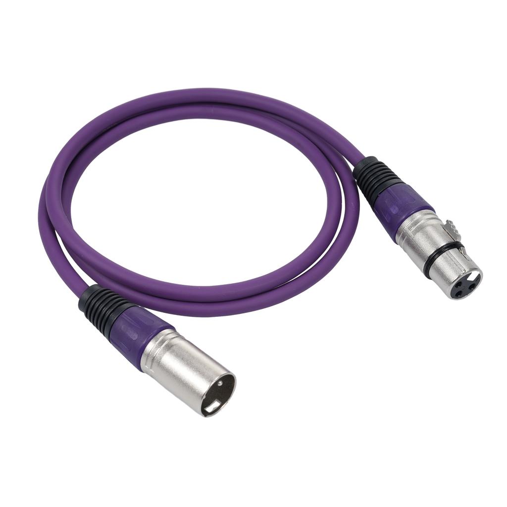1Pack 3 Pin Dmx Cables Male Female XLR Patch Cables DMX512 Signal Cable Microphone Cable XLR Cable