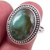 Natural Tibetan Turquoise Gemstone Handmade 925 Sterling Silver Ring Size 9 M7o16