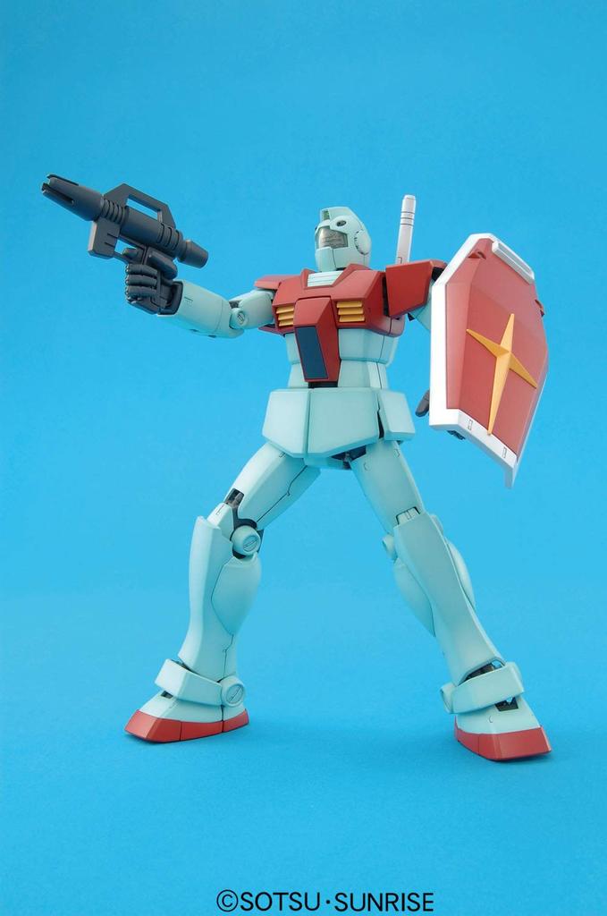 Пластиковая модель MG Mobile Suit Gundam Jim RGM-79 Ver.2.0 1/100 с цветовой кодировкой