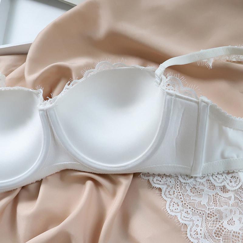 DKGEA Кружевной бюстгальтер с глубоким V-образным вырезом, бюстгальтер пуш-ап, женский сексуальный комплект нижнего белья