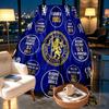 Плед Chelsea F.C. - Мягкий и Удобный, для Спальни, Путешествий, Дивана, Домашнего Декора - Подарок на День Рождения, Рождество для Друга