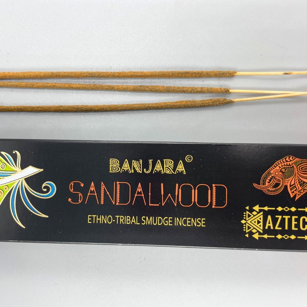 6x Sandalwood Incense Sticks, Banjara