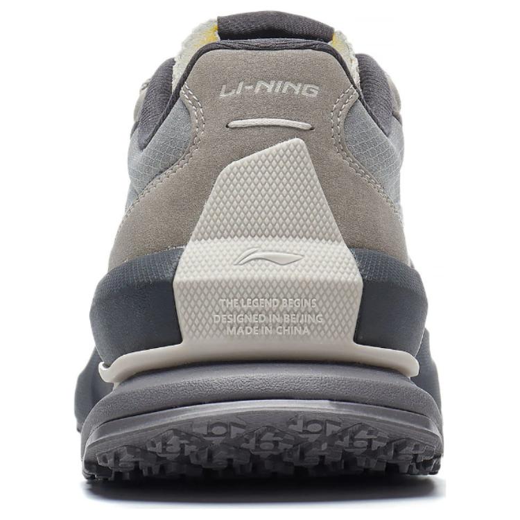 Li Ning 92 Shadow нескользящие износостойкие низкие повседневные туфли женские повседневные туфли черные серые AGCT250-4