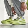 Новые стильные кроссовки Harajuku Green Platform Sneakers для мужчин, весна-осень, массивная уличная обувь, дизайнерская обувь, оригинальные мужские кроссовки, скидки