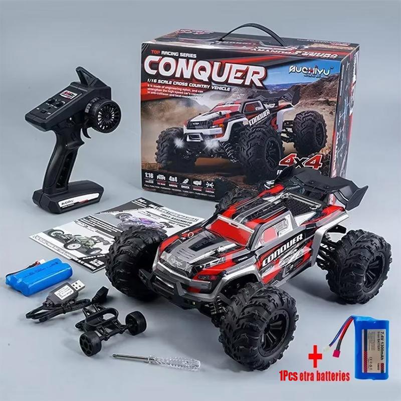 WLtoys 1:Большая радиоуправляемая машина масштаба 1/16, высокая скорость 50 км/ч, полный привод, детская игрушка для мальчиков, машина с дистанционным управлением 2,4G, внедорожный монстр-трак, радиоуправляемая игрушка