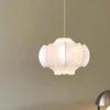 Japanese Nordic Decorative  E27 Suspension Art Cloth Design Hanging Ceiling Light Silk Pendant Lamps Lighting Chandelier