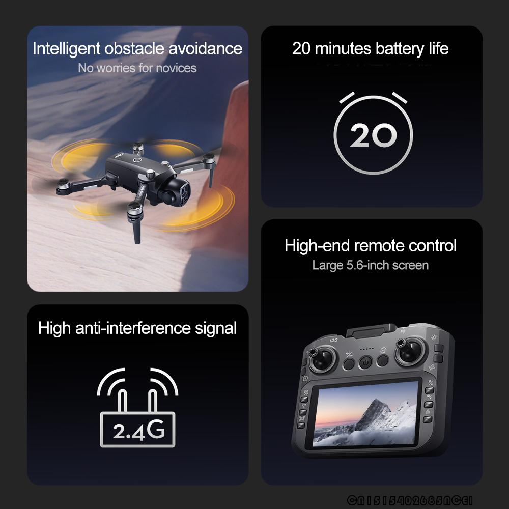 NEW V156 Max Drone Professional HD Dual Camera Dron Brushless Motor 5G WIFI FPV Foldable RC Quadcopter Helicopter Toys