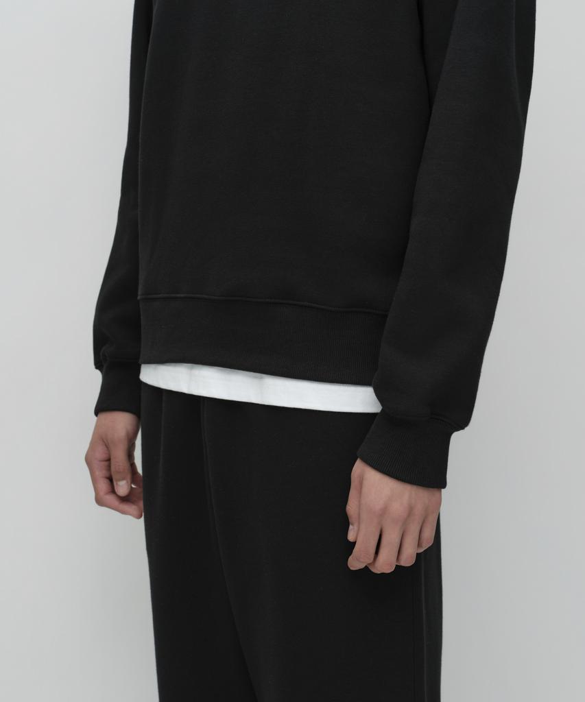 MUSINSA STANDARD Brushed Sweatshirt [Black]