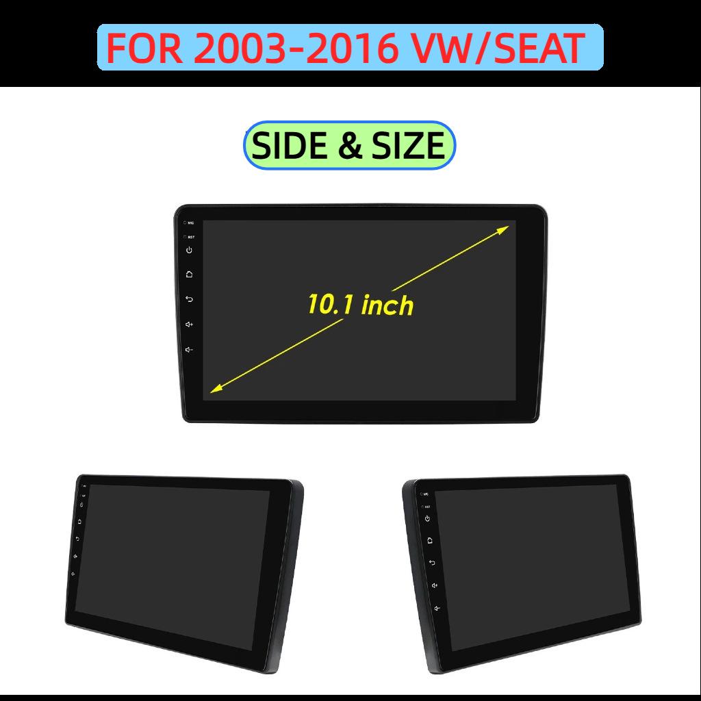 10-дюймовый Android Автомобильный Bluetooth MP5 GPS-Навигатор для Моделей Volkswagen/Seat 2003-2016 гг.