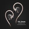 HIDIZS MS3 Гибридные проводные наушники HiFi канального типа с двумя магнитами, двухкамерным динамическим драйвером с 3 типами фильтров настройки, 2-контактный китайский разъем 1DD+2BA 0,78 мм