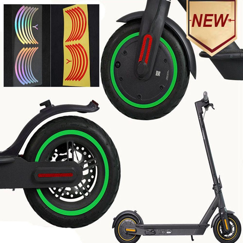 New Outdoor Mijia Wheel Hubs Protective Reflective Sticker Xiaomi M365 Pro Scooter Parts