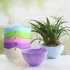Smooth Planter Container Waterproof Useful Multipurpose Bright Color Flower Pot