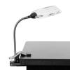 Pro Flexible Hands Free LED Magnifying Glass Desk Lamp Bright LED Illuminated Magnifier with Clamp for Reading