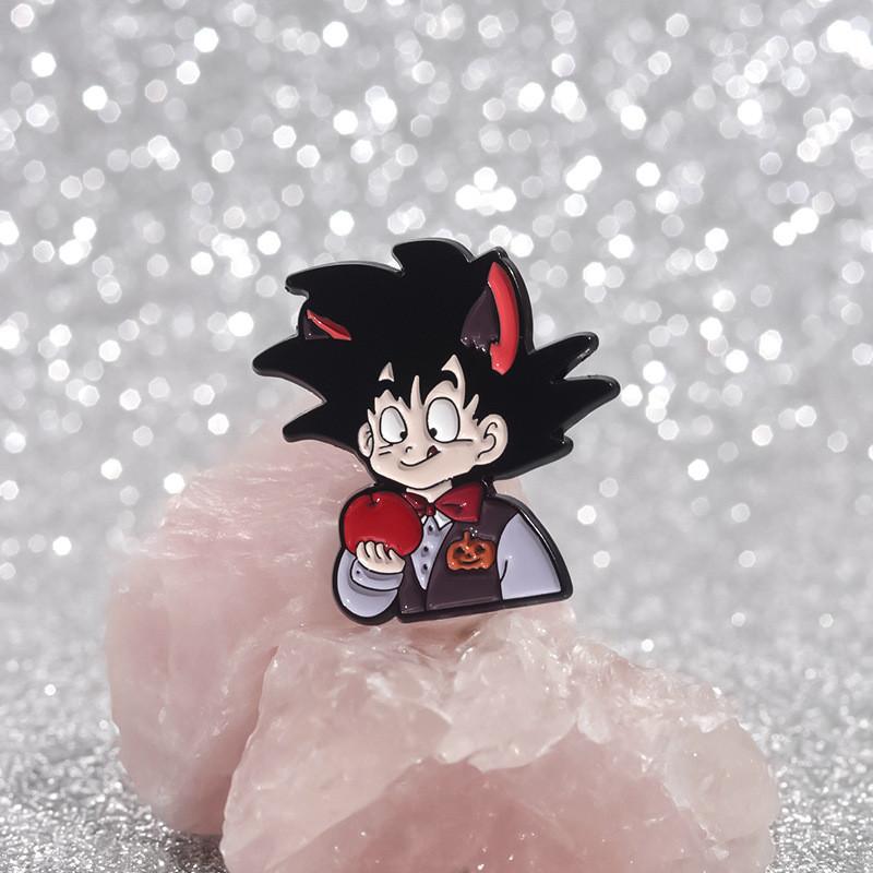 Cartoon Character Playful Brooch Alloy Pin With Colorful Enamel Finish Everyone For