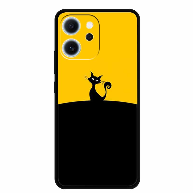 Чехол Funda Для Oppo Reno15F Мягкий Бампер Силиконовый Эстетичная Задняя Крышка Для Oppo Reno 15F Защитный Ударопрочный Чехол Oppo Reno15F