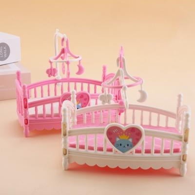 1 шт. Игрушечные аксессуары для игрового домика, имитация, кукольная кроватка, миниатюрная мебель для спальни, миниатюрное мультяшное маленькое украшение