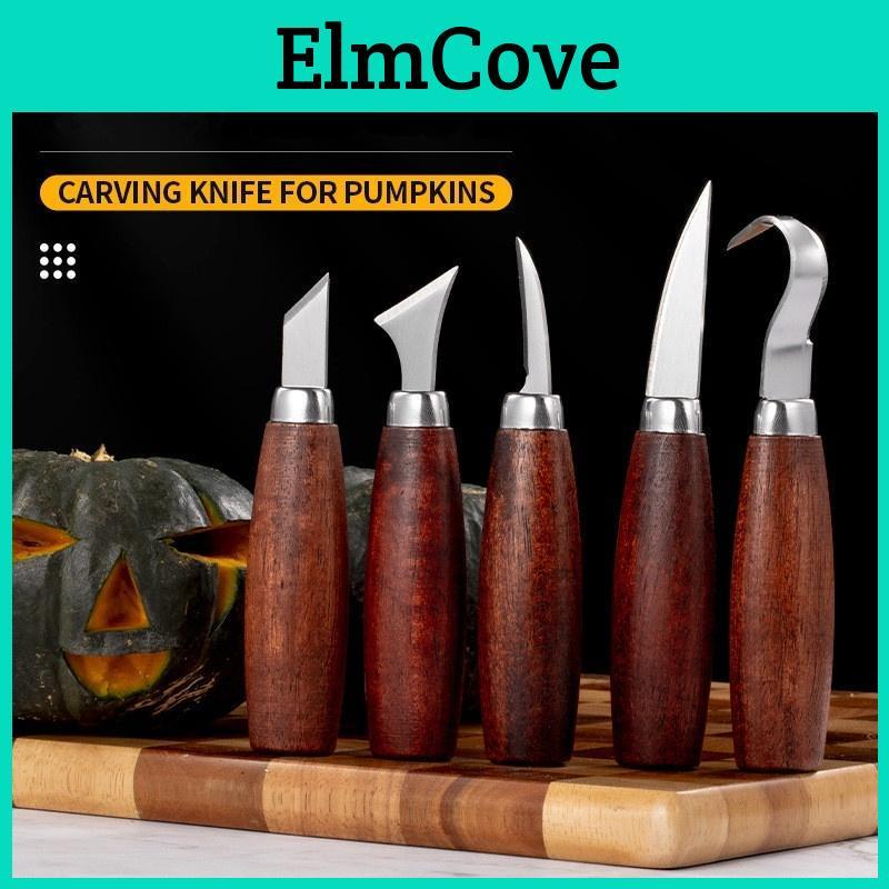 Wood Carving 5pcs Tools For Chisel Woodworking Cutter Hand Tool Set Wood Carving Knife Diy Peeling Woodcarving