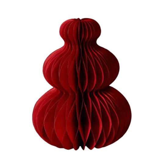 Набор подвесных украшений для рождественской елки Легкая сборка Праздничный подвесной декор 3D украшение из сотовой бумаги