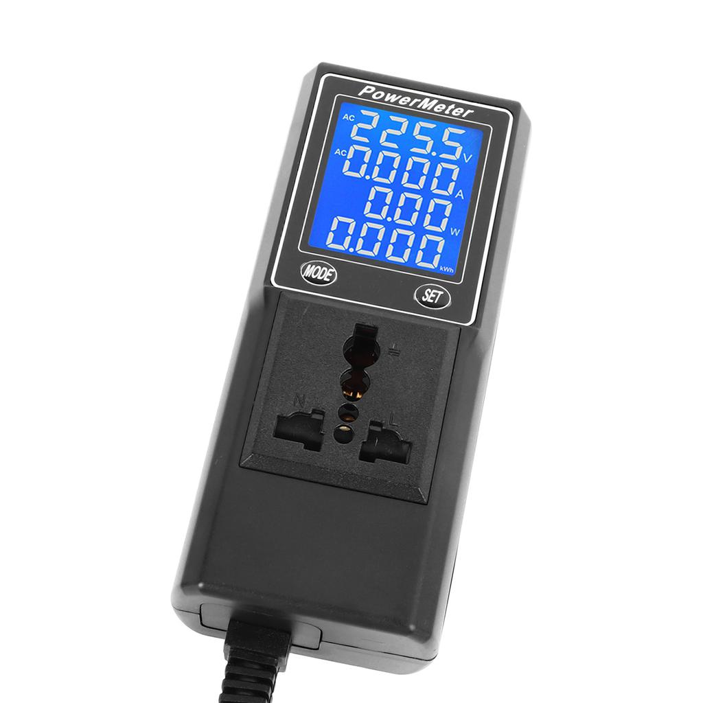 Монитор потребления электроэнергии Включаемый измеритель мощности Электрическое потребление мощности Ватт Вольт Ампер Метр