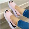 Fashion Summer Women's Shoes Platform Sandals Stretch Fabric Fashion Shoes Women Comfort Walking Ladies Sandalias Female Casual Footwear