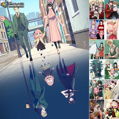 DIY 5D алмазная живопись аниме постер шпионская семья набор для вышивки крестом полная дрель вышивка мозаика художественная картина стразы подарок