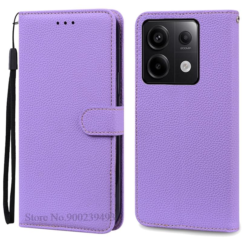 Для Redmi Note 14S Чехол-книжка из кожи, чехол-кошелек для Xiaomi Redmi Note 14S Чехол-книжка для телефона, чехол-книжка, чехол Fundas