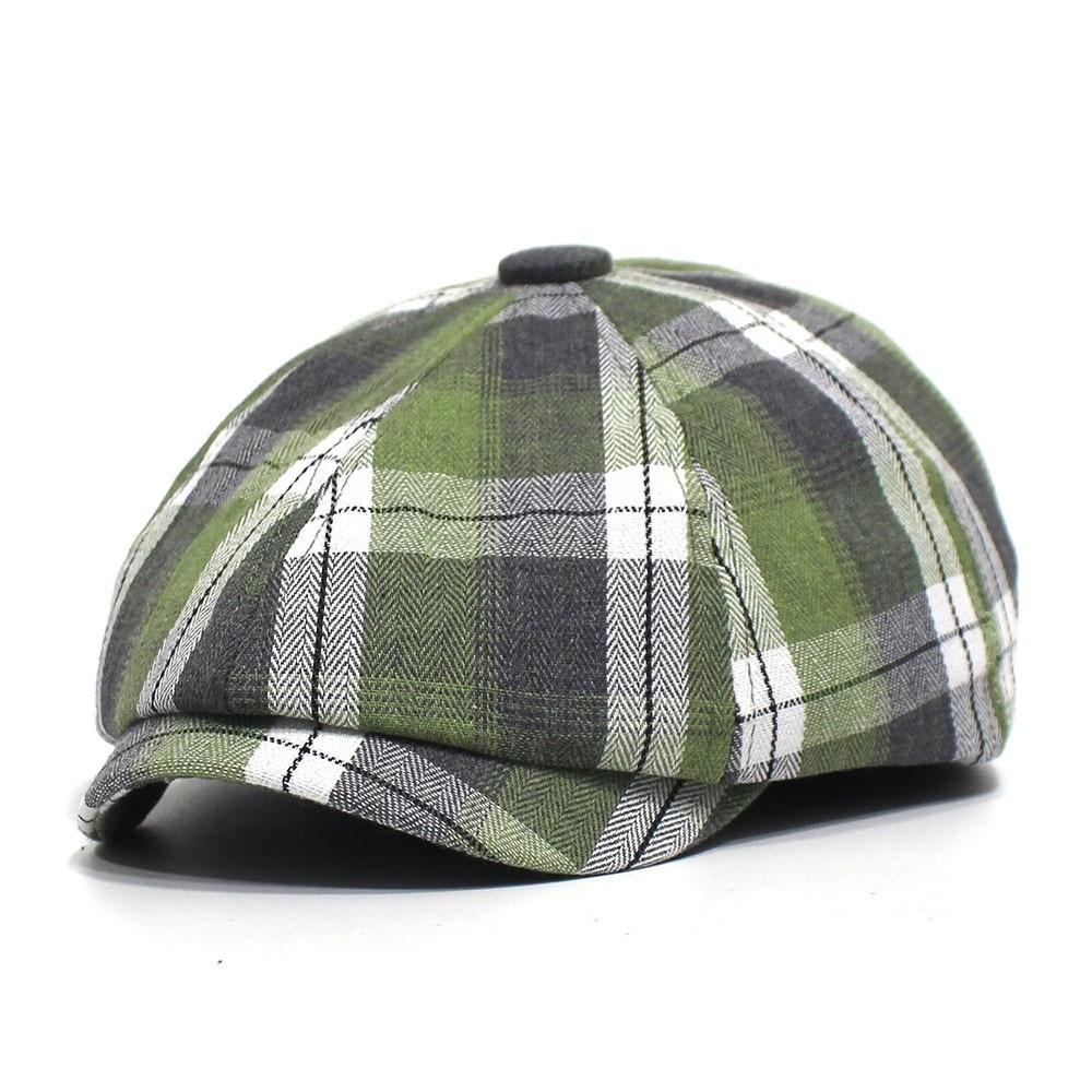 Short Brim Artist Painter Hat Thin Lightweight Newsboy Cap Fashion Octagonal Cap Travel