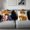 F-Аниме Наволочка Fruits Basket 45x45см Милая наволочка Подушка для гостиной Диван Чехол на подушку Спальня Домашнее украшение Детский подарок