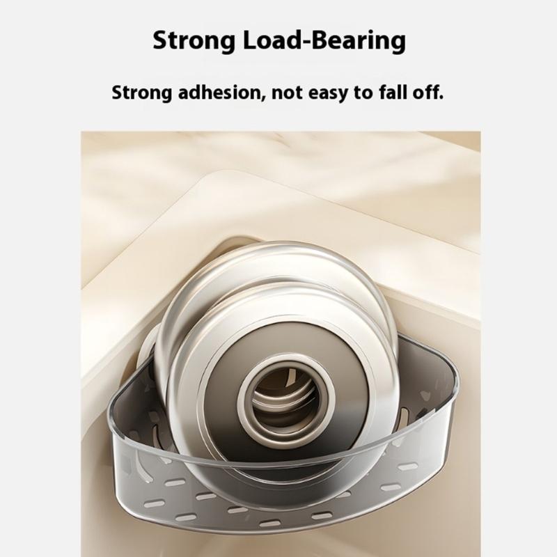 Гибкий угловой органайзер для кухонной мойки, экономящая место стойка для хранения, водонепроницаемый треугольный держатель для губки