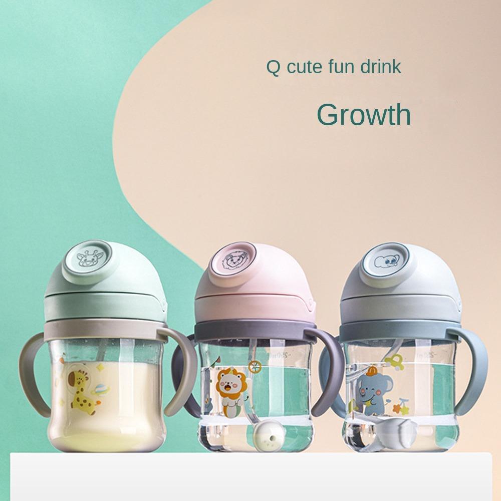 Cartoon Animals Baby Sippy Cup Cute Baby Learning Drinking Cup Baby Training Cup Feeding Cup