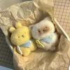 Cute Cartoon Siamese Cat Rabbit Plush Toy Keychain Kawaii Soft Stuffed Doll Bag Pendant Decoration