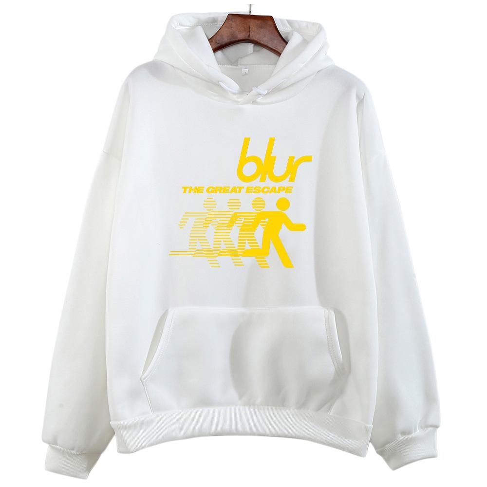 Толстовки Blur Band Свитшот The Great Escape Модные Мужские Уличная Мода Женские С Длинным Рукавом Худи Рок Популярные Пуловеры Повседневные