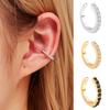 1Pc Women Rhinestone Inlaid U Shape Ear Clip Earring Non Piercing Jewelry Gift