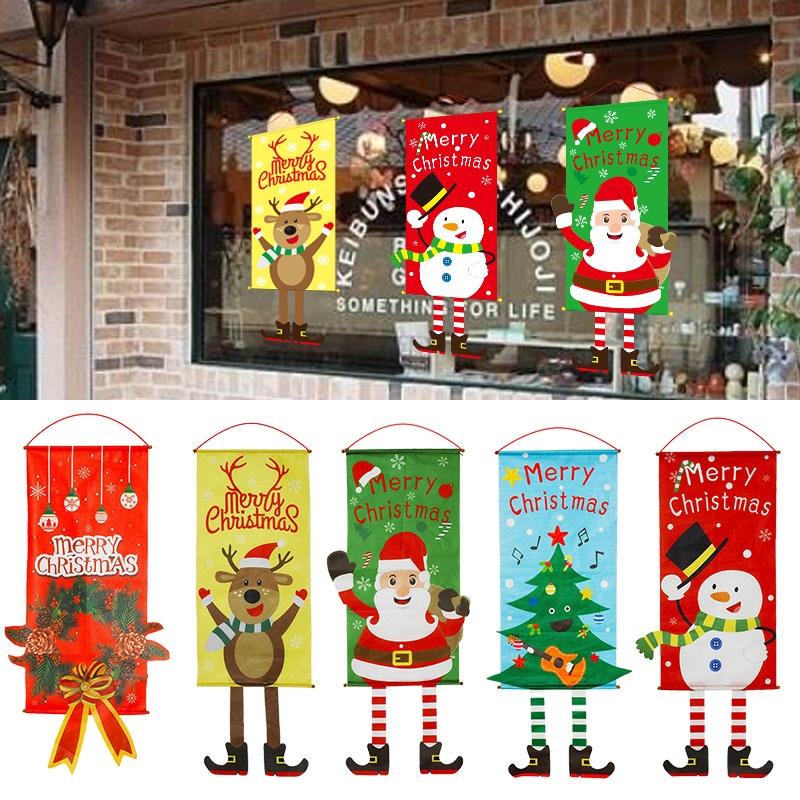 Баннер-флаг премиум-качества для рождественского крыльца/двери для домашнего декора