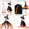 1 Set Cloak Design Mini Doll Dress-Up Witch Theme Cosplay Costume Outfit  Halloween Party Decor