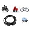 Противоугонный велосипедный замок с 4-значным кодом, пароль для мотоцикла, горный дорожный велосипед