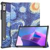 For Lenovo tab P12 12.7 Case Magnetic Tri-Folding PU Leather Stand Tablet Cover for Xiaoxin Pad Pro 12.7 12 7 inch TB371FC