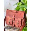 Handmade Men's Genuine Leather Vintage Laptop Messenger Briefcase Bag Satchel