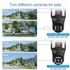 LS VISION Наружная WIFI IP-камера 16MP 8K HD 10X Оптический зум Автоматическое отслеживание PTZ Четыре объектива Три экрана Водонепроницаемая камера безопасности CCTV